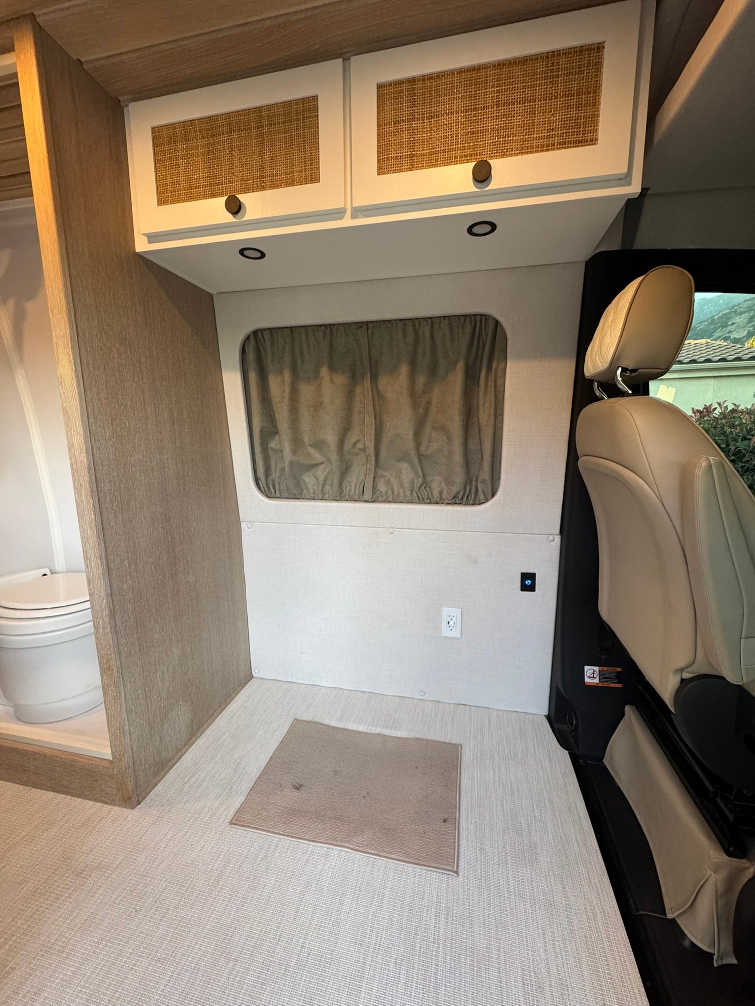 Rear seating area